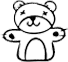 Small teddy bear icon