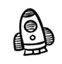 Small rocket icon